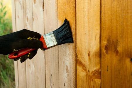 Fence Staining