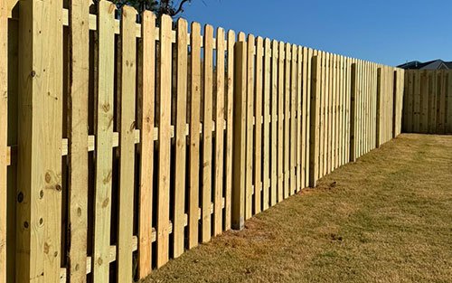 Fence installation